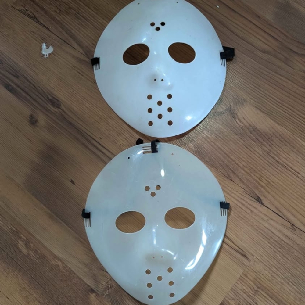 2 Pcs Jason Voorhees Friday The 13th Scary Face Mask For Halloween